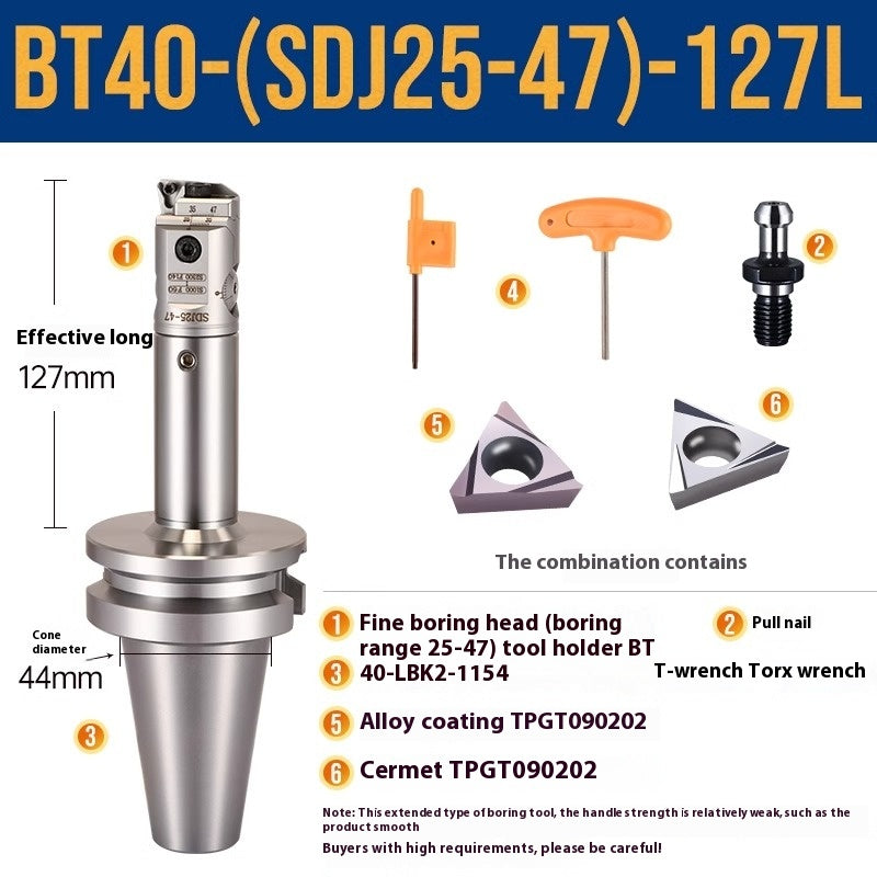 1071-SDJ Fine Boring Tools Fine Boring Heads Adjustable BT40 Fine Boring Tools Set Machining Center Small Bore Fine Boring Tools Shandong Denso Pricision Tools Co.,Ltd.